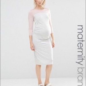 ASOS bluebell maternity bodycon dress size small